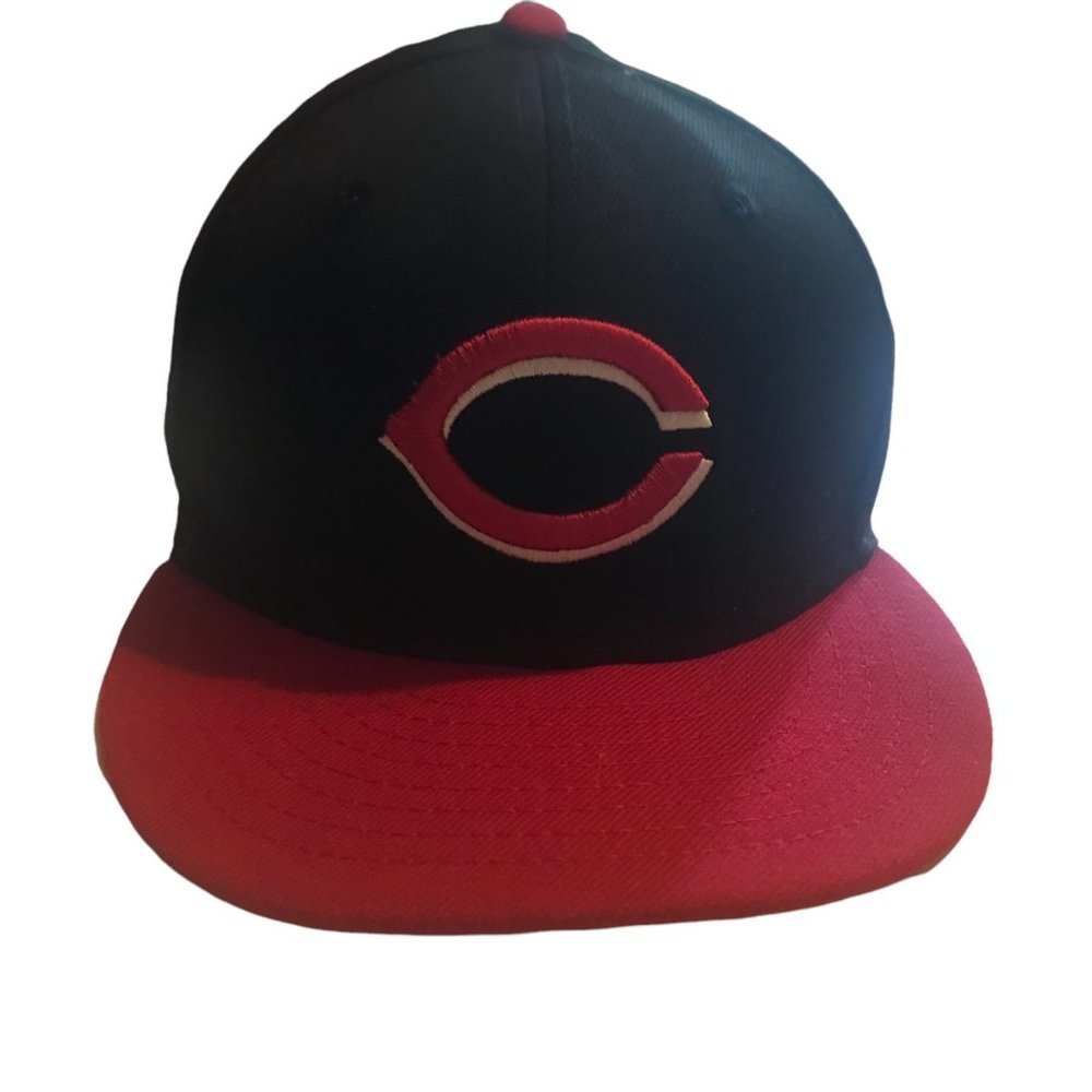 Cincinnati Red Youth Baseball Cap Hat MLB NEW ERA‎ 9FIFTY 100% Wool Snap Back
